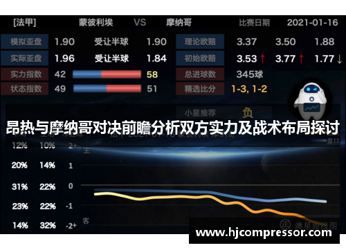 昂热与摩纳哥对决前瞻分析双方实力及战术布局探讨